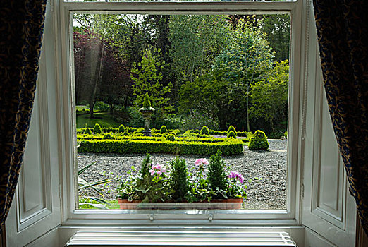 打开,窗户,花园,房子,韦克斯福德郡,爱尔兰