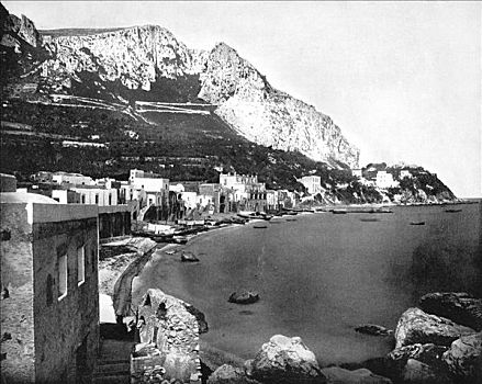 码头,卡普里岛,意大利,1893年,艺术家