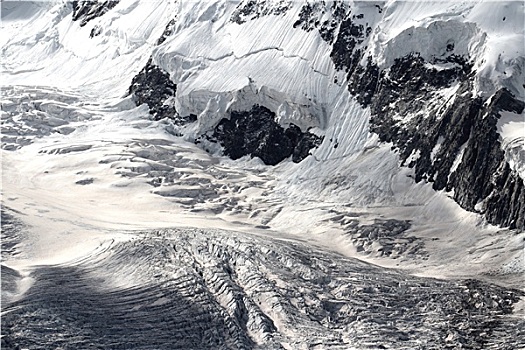 冰川,策马特峰