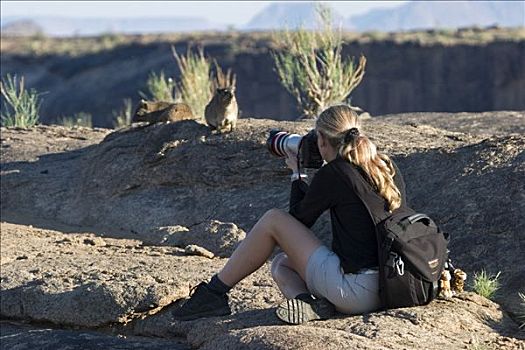 女人,国家公园,南非