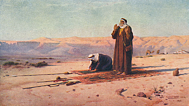 祈祷,沙漠,艺术家