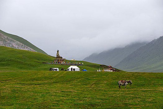 绿水青山,川西