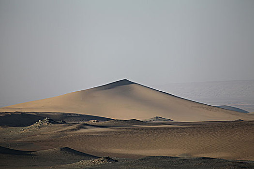 冬日库木塔格沙漠美景