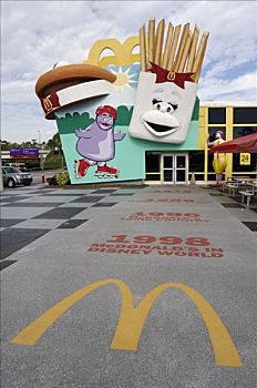 麦当劳,迪斯尼世界,佛罗里达,美国