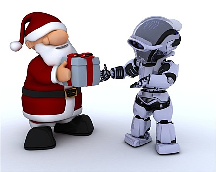 机器人,圣诞老人