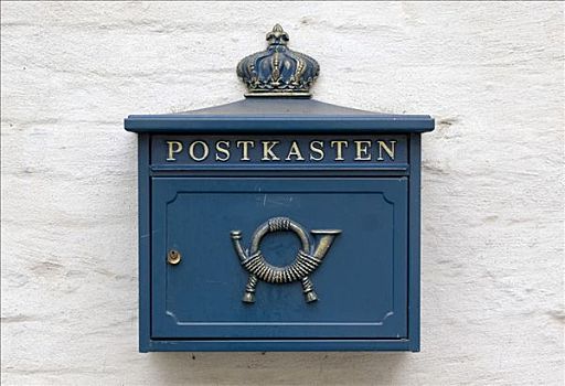老,邮筒,波茨坦,德国,欧洲
