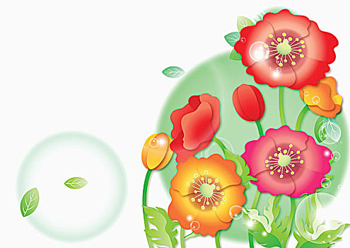插畫,花