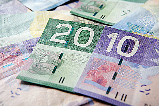加拿大,20美元,钞票