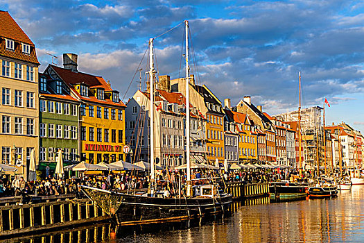 新港,运河,哥本哈根,首都,区域,丹麦,欧洲