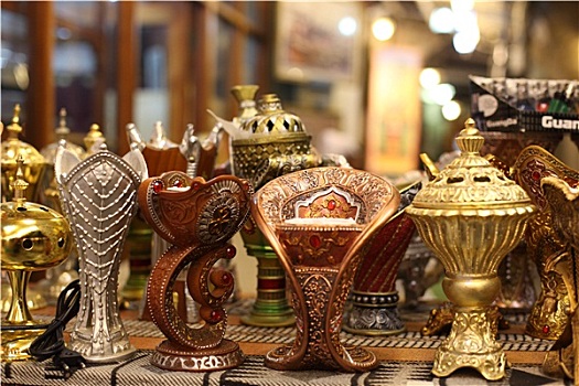 传统,阿拉伯,香炉,多哈,卡塔尔
