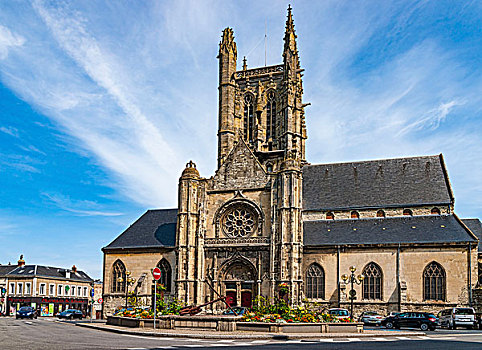 教堂,诺曼底,法国