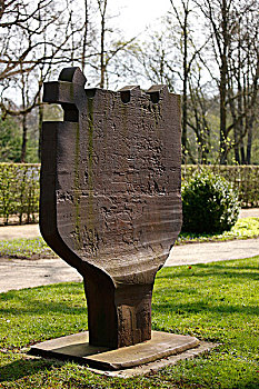 雕塑,埃德瓦多-奇伊达,花园,城堡,德国