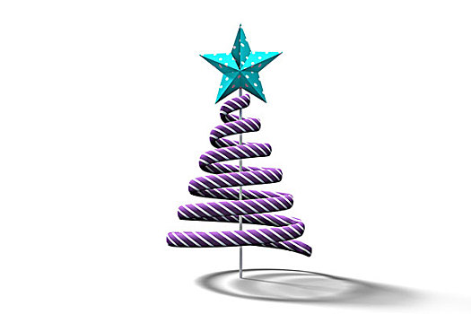 紫色,圣诞树,螺旋,设计