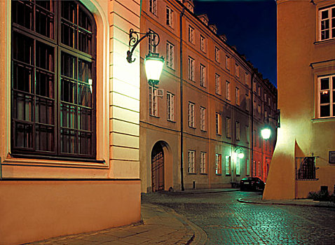 波兰,华沙,街道
