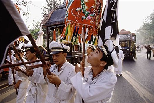 越南,胡志明市,西贡,弯曲,道路,街道