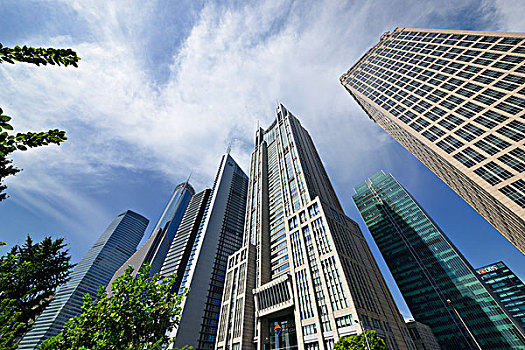 上海,陆家嘴,摩天大楼,金融区