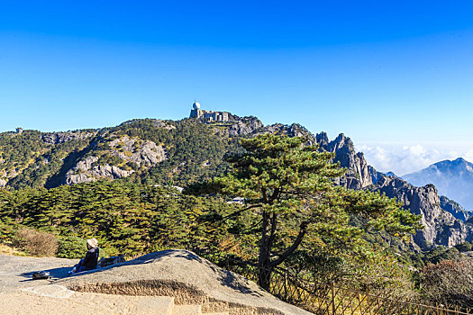 中国安徽黄山自然风光