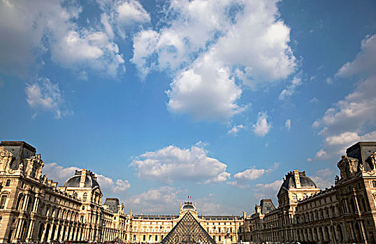 法国,户外,卢浮宫,巴黎