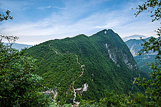 重庆云阳龙缸国家地质公园峡谷栈道