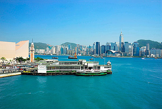 香港,星,渡轮,码头