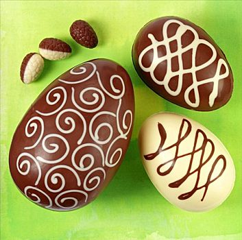 大小,巧克力,复活节彩蛋