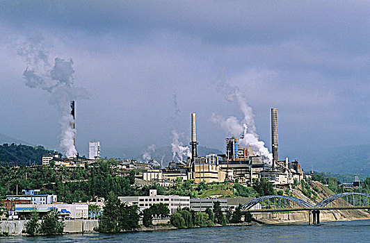 污染,哥伦比亚河,不列颠哥伦比亚省,加拿大