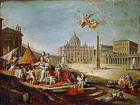圣彼得广场,罗马,象征,成功,艺术家