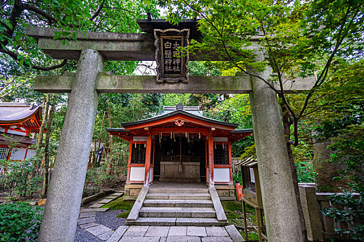 日本京都太田神社与白鬚神社
