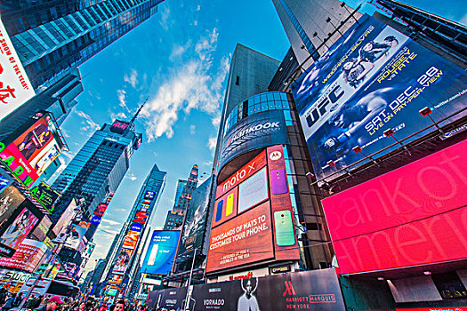 纽约,十二月,时代广场,美国,流行,旅游景点