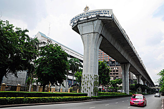 出租车,地铁,曼谷,泰国,亚洲