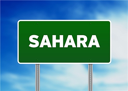 撒哈拉沙漠,公路,标识