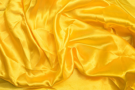 豪华,金色,绸缎,丝绸,折叠,布,有用,背景