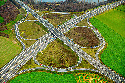 高速公路,杜塞尔多夫,鲁尔区,北莱茵威斯特伐利亚,德国