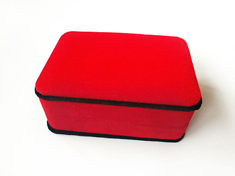 包装盒,红色礼盒,植绒毛面