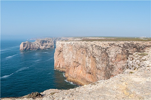 悬崖,岸边,岬角,葡萄牙