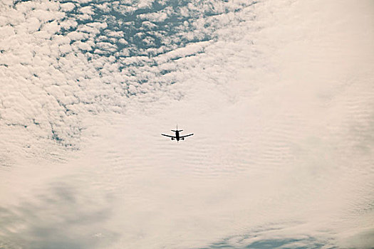 飞机,空中,上方,伊比萨岛