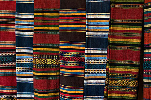 传统,泰国,围巾,悬挂,北越,越南,亚洲