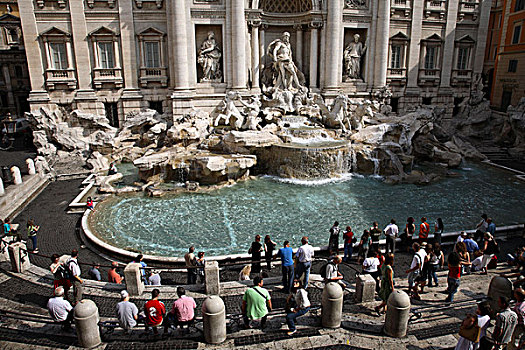 意大利,拉齐奥,罗马,喷泉