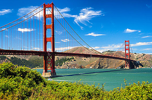 金门大桥,鲜明,白天,风景,旧金山