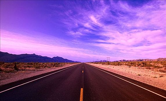 沙漠公路,內華達,美國