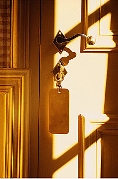 阳光,门,钥匙