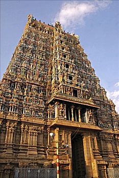 印度教,庙宇,马杜赖,泰米尔纳德邦,印度
