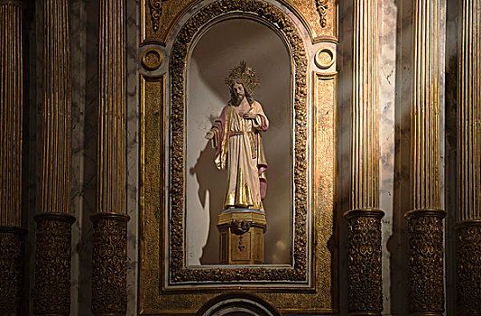 雕塑,耶稣,壁龛,贝尼多姆,西班牙