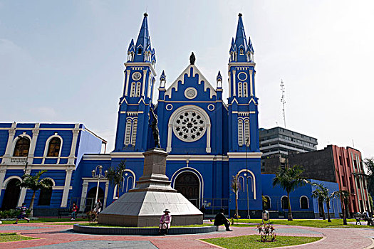 雷科莱塔,教堂,利马,秘鲁,南美