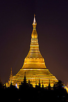 瑞光大金塔,仰光,缅甸