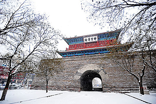 古建雪景