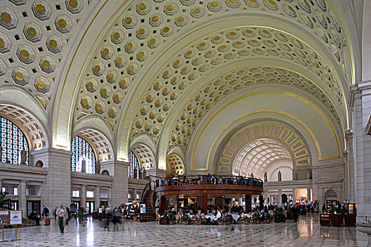 大厅,联合车站,华盛顿特区,美国,建筑师