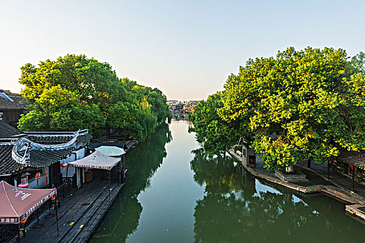 浙江西塘古镇风景