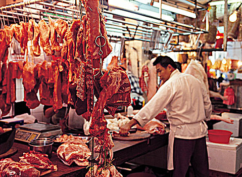 鲜肉,市场