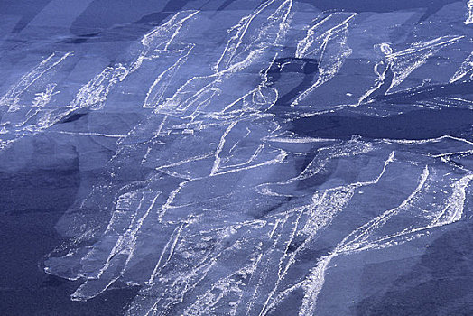南极,威德尔海,浮冰,地表水流,遮盖,冰